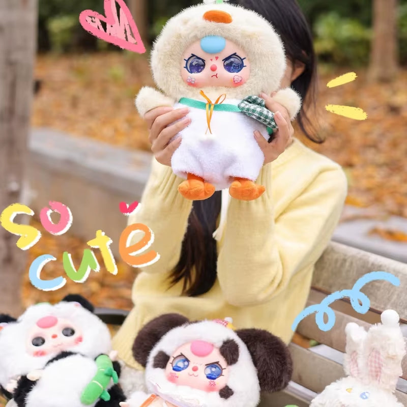 2025 New Sell Genuine Baby Three 400% V2 Plush Blind Box Trendy Toy Kawaii Dolls Fluffy Toys Mystery Box Cute Models Girl Gifts