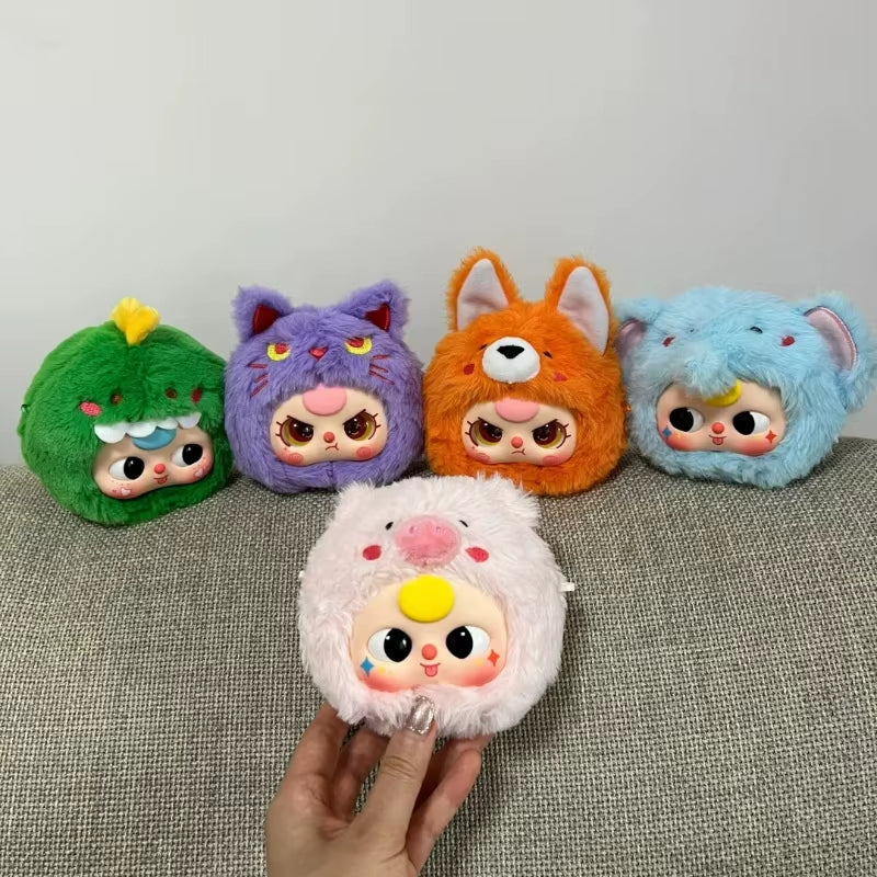 Genuine Baby Three V1 First Generation Animal Party Series Blind Box Caixatoy Model Mystery Box Kawaii Dolls Girl Surprise Gifts