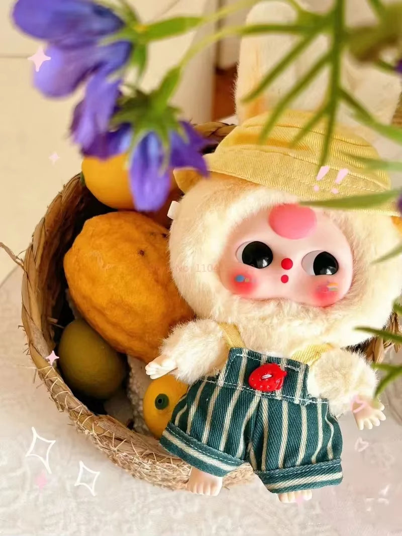 Genuine Baby Three Years Old Macaron Little Rabbit Series Plush Blind Box Tide Play Ornament Pendant Creative Cute Doll Toy Gift